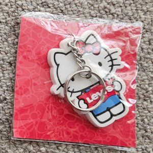 New with Tag - LEVI’S® - Hello Kitty Sanrio Key Chain LIMITED EDITION